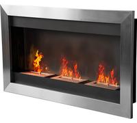DecHome Camino Bioetanolo Da Parete 3 Bruciatori Inox 1.5Lt 02-075 D0755