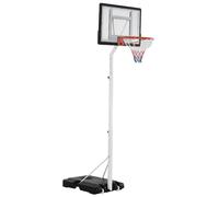 DecHome Canestro Basket con Tabellone Regolabile 210-260cm Ruote Integrate 029WT