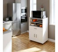 CAPALDO Mobile Portaforno 1C+2A Bianco/Cemento