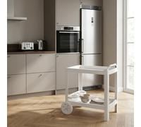 BIANCO CARRELLO ASTRO PORTAVIVANDE