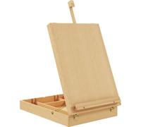 DecHome Cavalletto da Tavolo in Legno Pieghevole con Altezza e Angolazione Regolabile - 996DHND