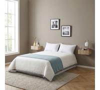 DecHome Comodino Sospeso 1 Cassetto Set 2 Comodini Legno 40x30x15 Legno Naturale