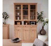 DecHome Credenza Cucina Alta Rustica Mobile Cucina 120x200x40 cm Rovere Timber