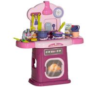 DecHome Cucina Giocattolo per Bambini 3-6 Anni con 38 Accessori Rosa 240PKS426