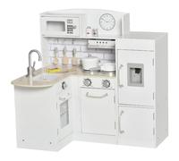DecHome Cucina Giocattolo per Bambini in Legno Età 3+ - Bianco