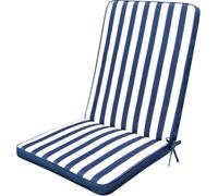 DecHome Cuscino Sao Tome Medio Fantasia Riga in Poliestere cm 95x44 Colore Blu - CU805723