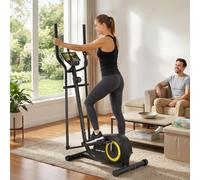 DecHome Cyclette Magnetica Bluetooth Display LCD 8 Livelli di Resistenza Giallo