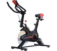 DecHome Cyclette per Allenamento Aerobico con Display LCD Nero e Rosso A5015D