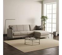 DecHome Divano Angolare 4 Posti Letto Estraibile 277x132x90 cm Grigio - Fellis
