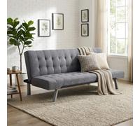 Divano Letto Clic-Clac 3 Posti 178x80x71 cm Grigio Scuro Carnaby DecHome