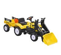 DecHome Escavatore a Pedali per Bambini 3+Anni con Ruspa Frontale Giallo YLA563F