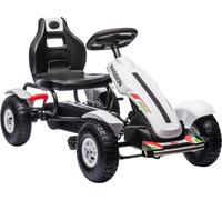 DecHome Go Kart a Pedali Bambini 5-12 Anni Sedile Regolabile e Freno a Mano