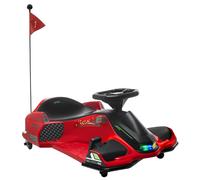 DecHome Go Kart Elettrico per Bambini 8-12 Anni 3-8 km/h Drifting Rosso RDA578F