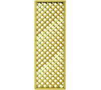 DecHome Grigliato in Legno di Pino Pannello Impregnato Frangivista per Esterni 60 x 180 cm - 44023