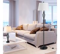 DecHome Lampade Da Tavolo Da Terra Vintage 3 Pezzi Metallo