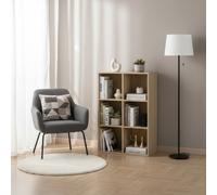 DecHome Libreria Moderna 3 Ripiani 65.5x30x97.5 cm Rovere