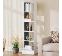 DecHome Libreria Moderna 5 Ripiani Dimensioni 45x21x170 cm Bianco e Nero