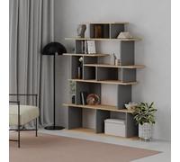 DecHome Libreria Moderna 6 Ripiani 120x29,2x149 cm Rovere - Apollon