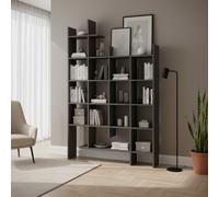 DecHome Libreria Moderna 6 Ripiani 122x25.5x188 cm Antracite Manco