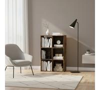DecHome Libreria Moderna 6 Ripiani 61.5x29.5x91.5 cm Marrone