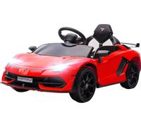 DecHome Macchina Elettrica Bambini 12V Lamborghini Aventador 3+ Rosso DH37067