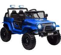 DecHome Macchina Elettrica Bambini 3-6 Anni Fuoristrada 12V Telecomando Blu