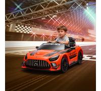 DecHome Macchina Elettrica Bambini 3-8 Anni Mercedes-AMG Telecomando Arancione