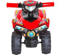 Macchina Elettrica Bambini Quad Elettrico Suoni e Luci 1+ Rosso 370054 DecHome