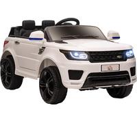 DecHome Macchina Elettrica per Bambini 3-6 Anni con Telecomando, Luci LED e Clacson in PP e Metallo 110x68x52 cm colore Bianco - WTA599F
