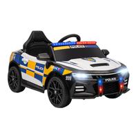DecHome Macchina Elettrica per Bambini della Polizia con Telecomando 96x60x45 cm
