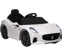 DecHome Macchina per Bambini 12V Maserati Gran Turismo Folgore con Telecomando Età 3-5 Anni colore Bianco - 0WTJ608