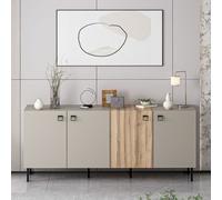 DecHome Madia Moderna 4 Ante 180x47x75 cm Cashmere e Rovere