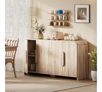 DecHome Madia Moderna 4 Ante Soft-Close e Ripiani Regolabili 157x39x82 cm Legno