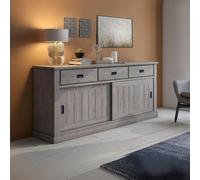 DecHome Madia Shabby Chic 2 Ante e 3 Cassetti Legno 219.6x49.8x95 cm ancona oak