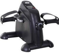 DecHome Mini Pedaliera Cyclette per Gambe e Braccia Nero A50175BK