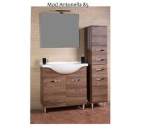 DecHome Mobile Bagno 2 Ante Antonella 82 cm colore Noce 85 NOCE