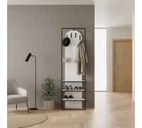 DecHome Mobile Ingresso Appendiabiti con Scarpiera 53x31.7x180 cm - Archy