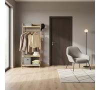 DecHome Mobile Ingresso Appendiabiti Moderno in Legno di Bambù 70x42x164cm Legno