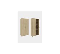 504938 Q.TA' 1 MOBILE ALTO 2A MULTIUSO 78X35X170 CM OLMO