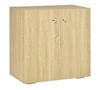 DecHome Mobile Multiuso con 2 Ante per Soggiorno O Ufficio 70x39x70cm Legno