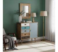 DecHome Mobile Soggiorno Moderno 5 Cassetti Michelangelo cm 80x35x85 Multicolore
