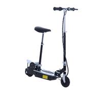 DecHome Monopattino Elettrico Pieghevole con Sella, 2 Ruote e Manubrio Regolabile, Bambini 7-12 Anni, 81.5x38x94cm colore Nero - AA104DBK
