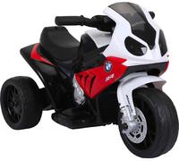 DecHome Moto Elettrica Bambini BMW S1000RR 3 Ruote Luci Suoni 3+ Rosso 370064RD