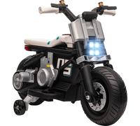 DecHome Moto Elettrica Bambini Rotelle Clacson e Musica Bambini 3+ Nero 90WT-370