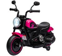 DecHome Moto Elettrica per Bambini 18-36 Mesi con Rotelle Rosa/Nero 0PKJ16F63