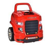 DecHome - Officina Camion Giocattolo con Motore e Accessori Playset per Bambini da 3+ Anni colore Rosso - 376DH29