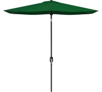 DecHome - Ombrellone da Giardino Antivento 2.9x2 mt in Alluminio/Poliestere Colore Verde