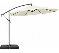 DecHome - Ombrellone da Giardino Decentrato 2.92 mt in Metallo/Poliestere Colore Beige