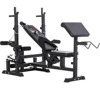DecHome Panca da Palestra Regolabile con Supporto per Bilanciere 210x110x103-123