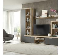 DecHome Parete Attrezzata 300x200x40 Naturale